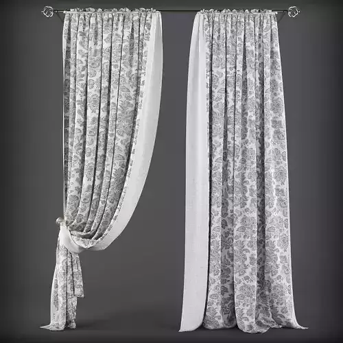 Curtain 3D model - 195