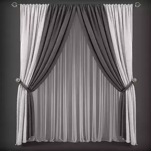 Curtain 3D model - 194