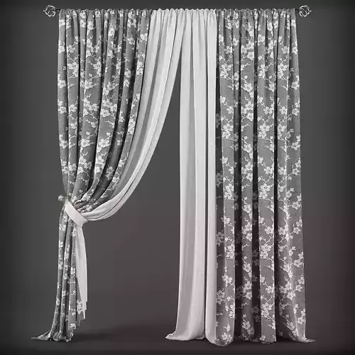 Curtain 3D model - 193