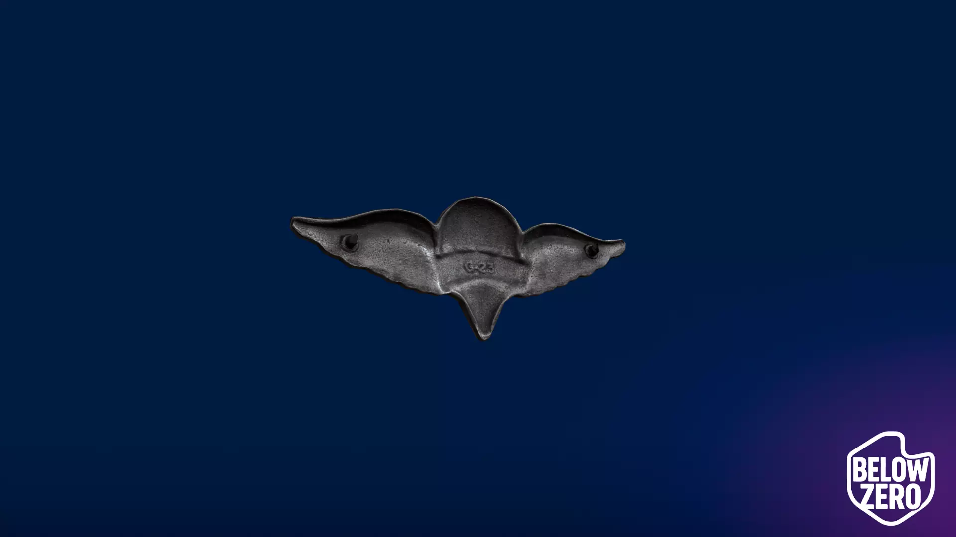 Paratrooper Rigger Wings Badge Low-poly 3D model_2