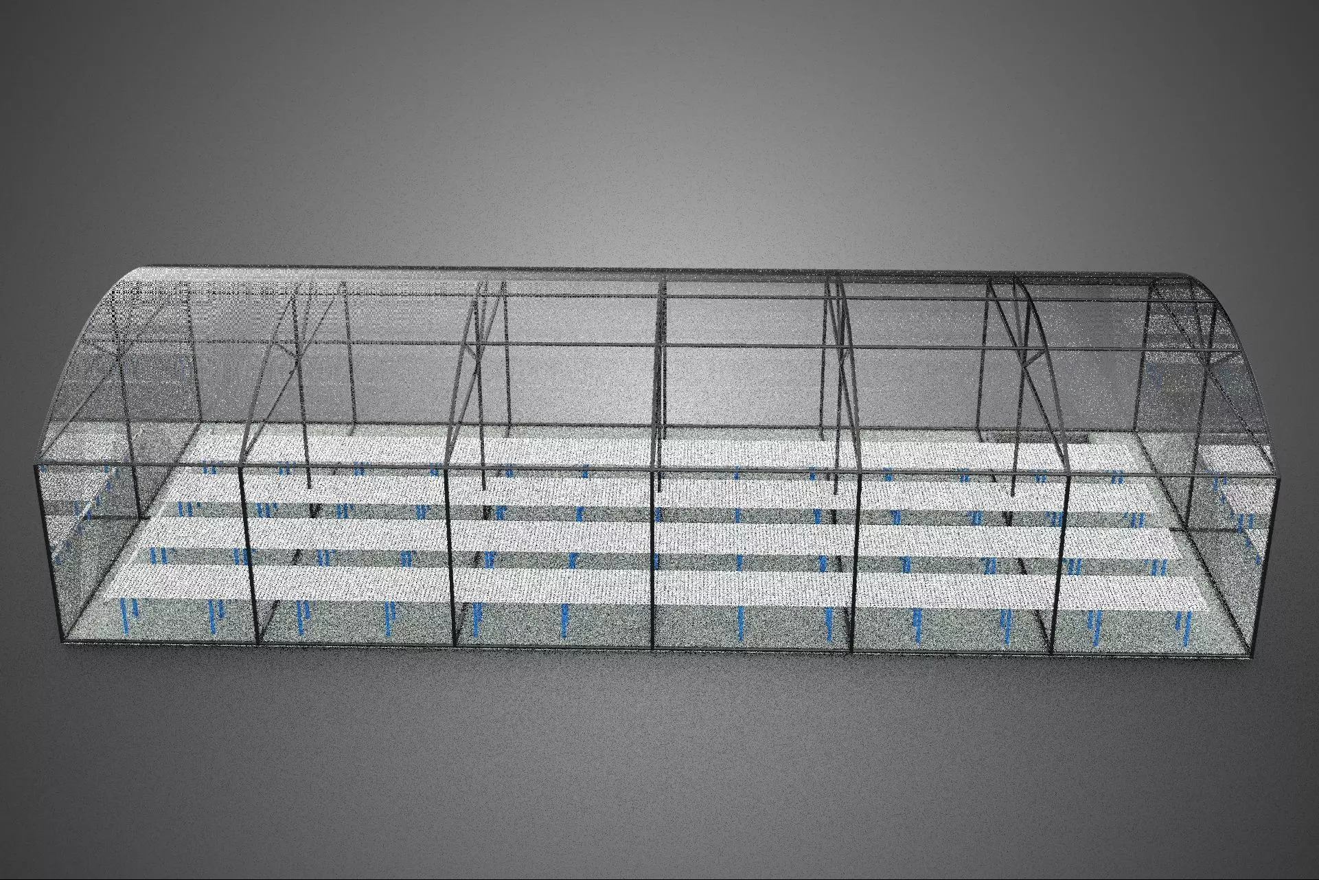 GREENHOUSE PLANT FARM CULTIVATION AEROPONIC HYDROPONIC GARDEN 3D model_5