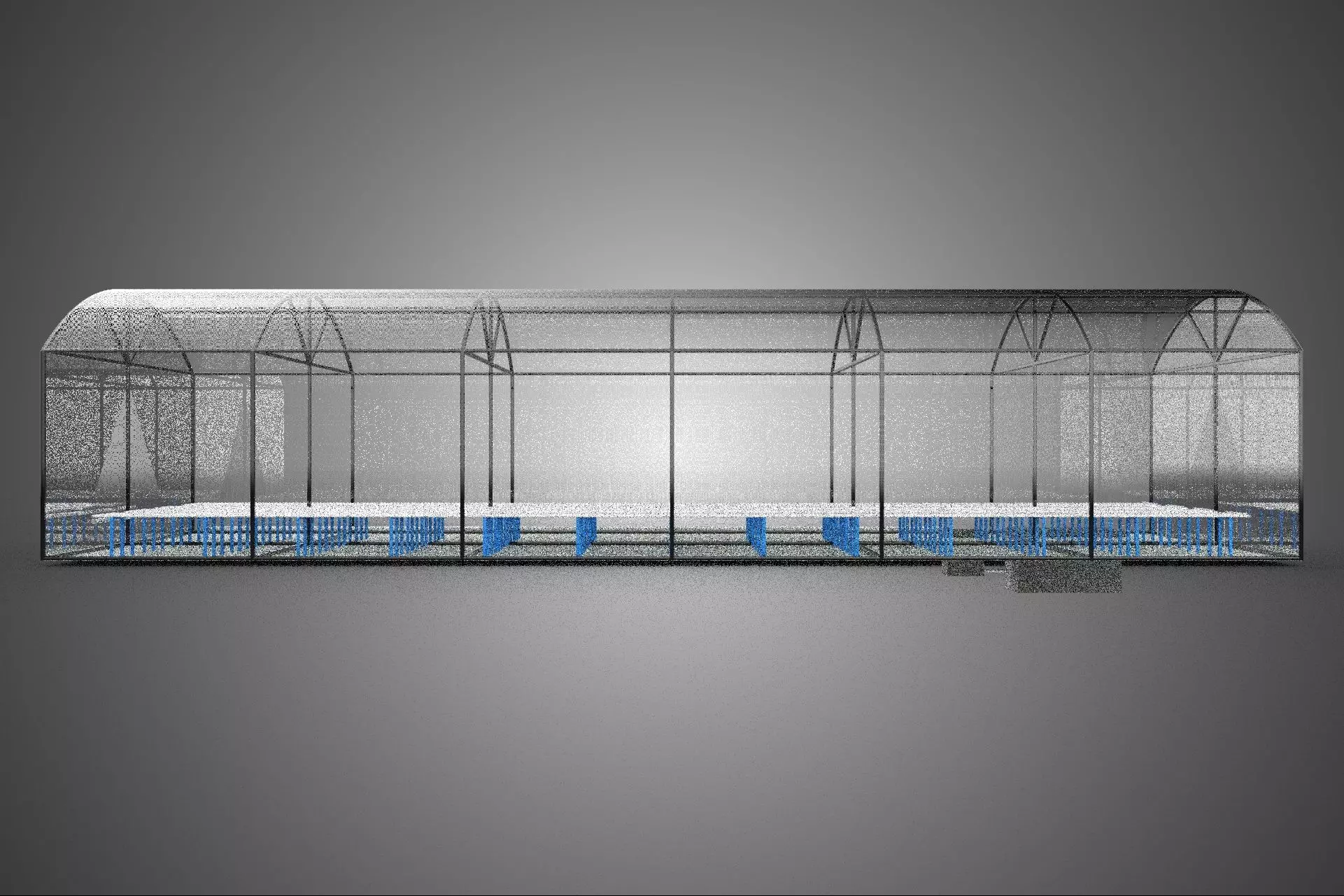 GREENHOUSE PLANT FARM CULTIVATION AEROPONIC HYDROPONIC GARDEN 3D model_3