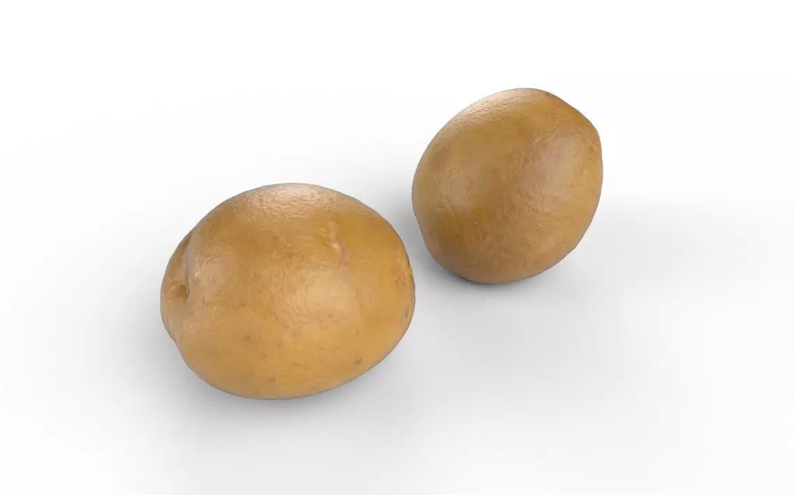Patato M01 Low-poly 3D model_4