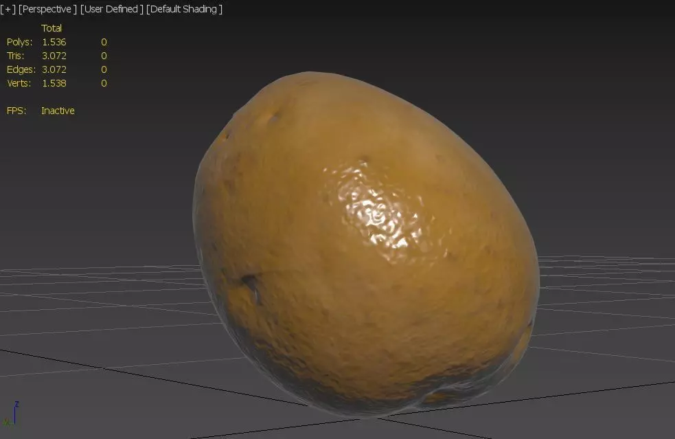 Patato M01 Low-poly 3D model_2