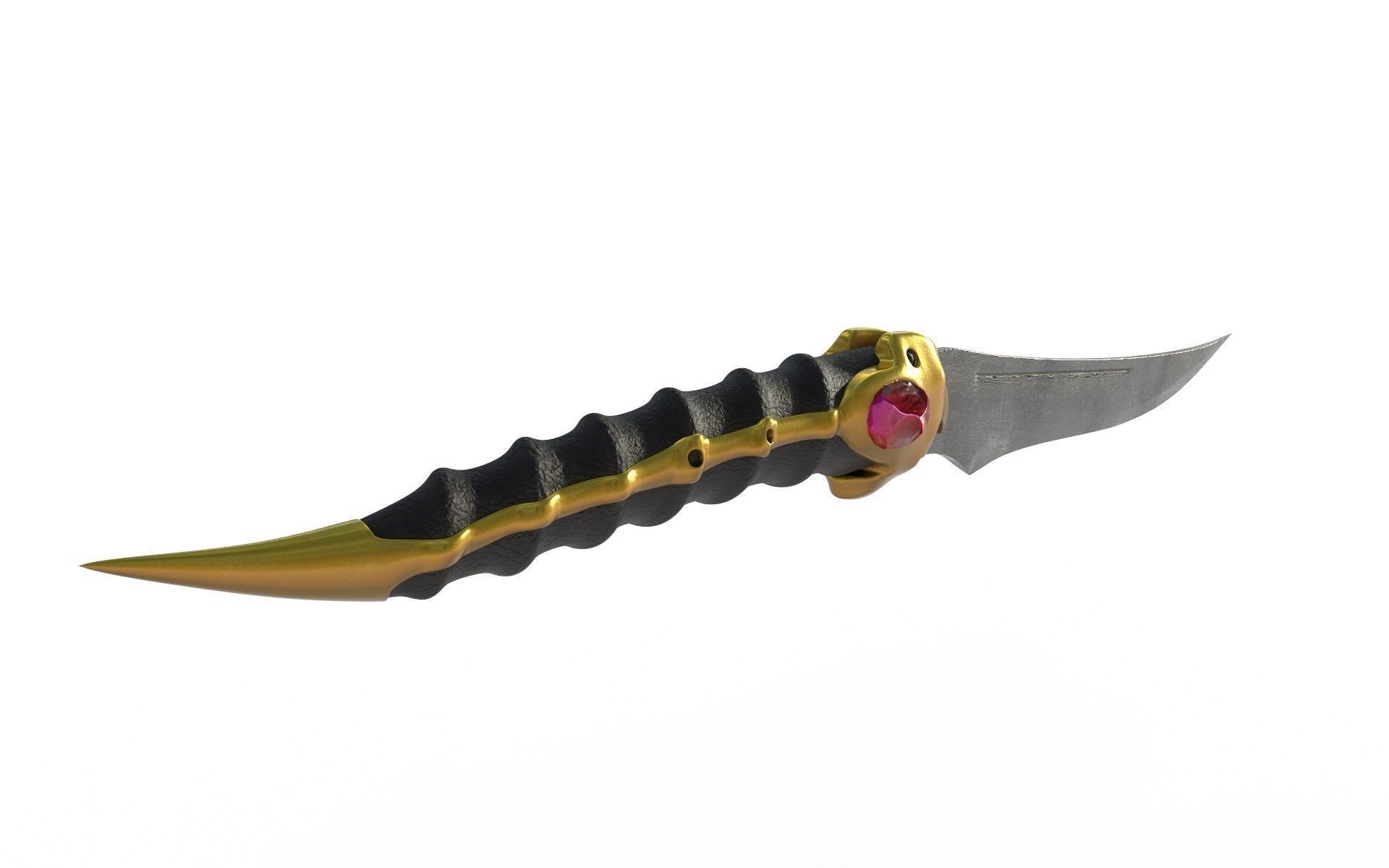 Arya dagger GOT 3D print model_4