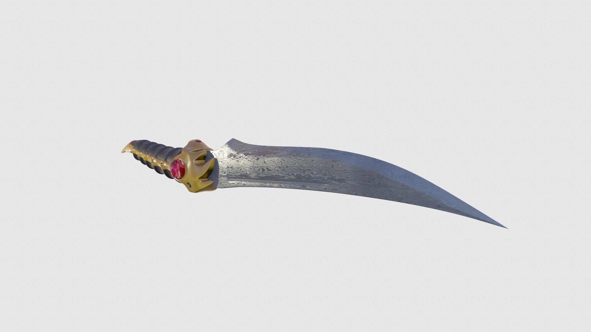 Arya dagger GOT 3D print model_5