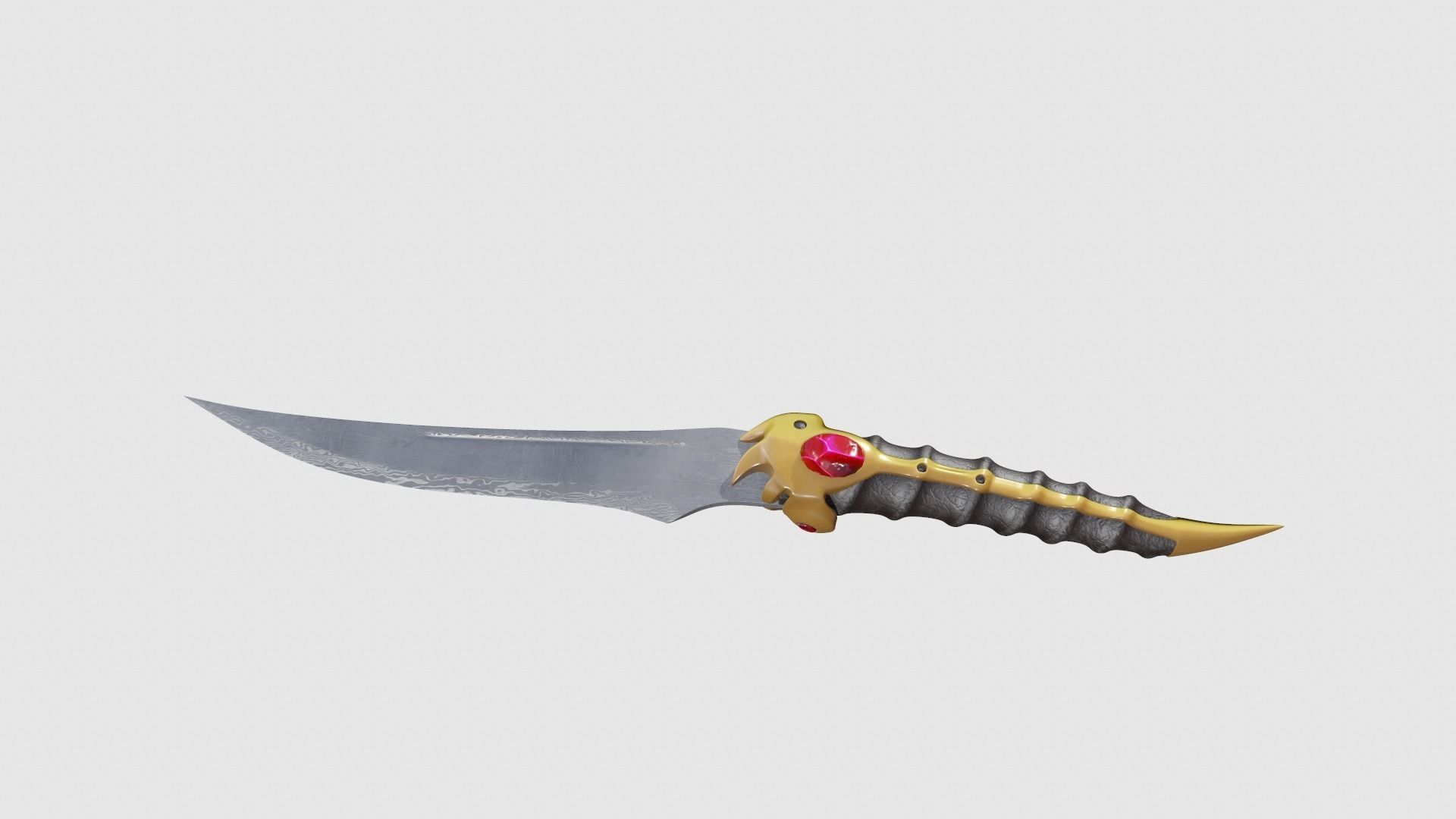Arya dagger GOT 3D print model_3