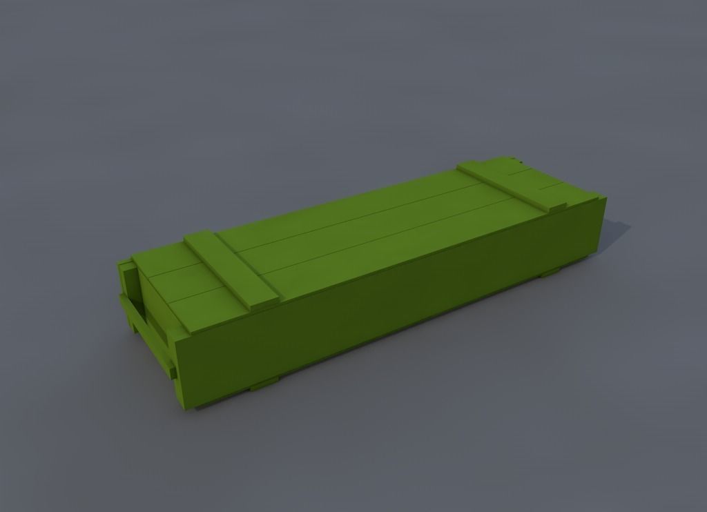 Low Poly RPG-7 Low-poly 3D model_9