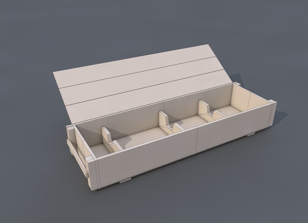 Low Poly RPG-7 Low-poly 3D model_10