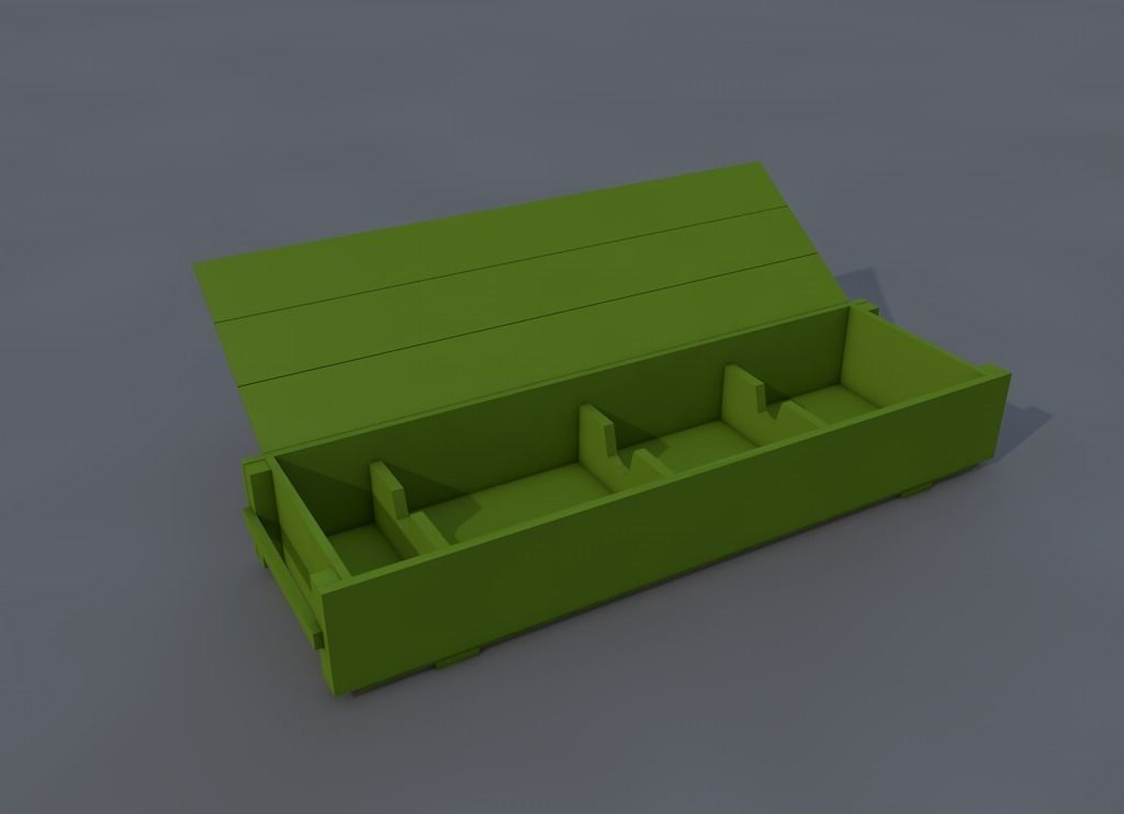 Low Poly RPG-7 Low-poly 3D model_8