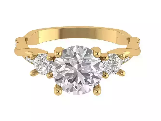 ROUND SOLITAIRE ENGAGEMENT RING