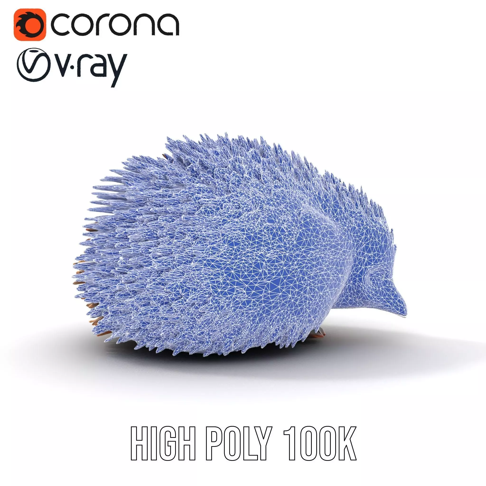 Spiky Echidna model pack Low-poly 3D model_26