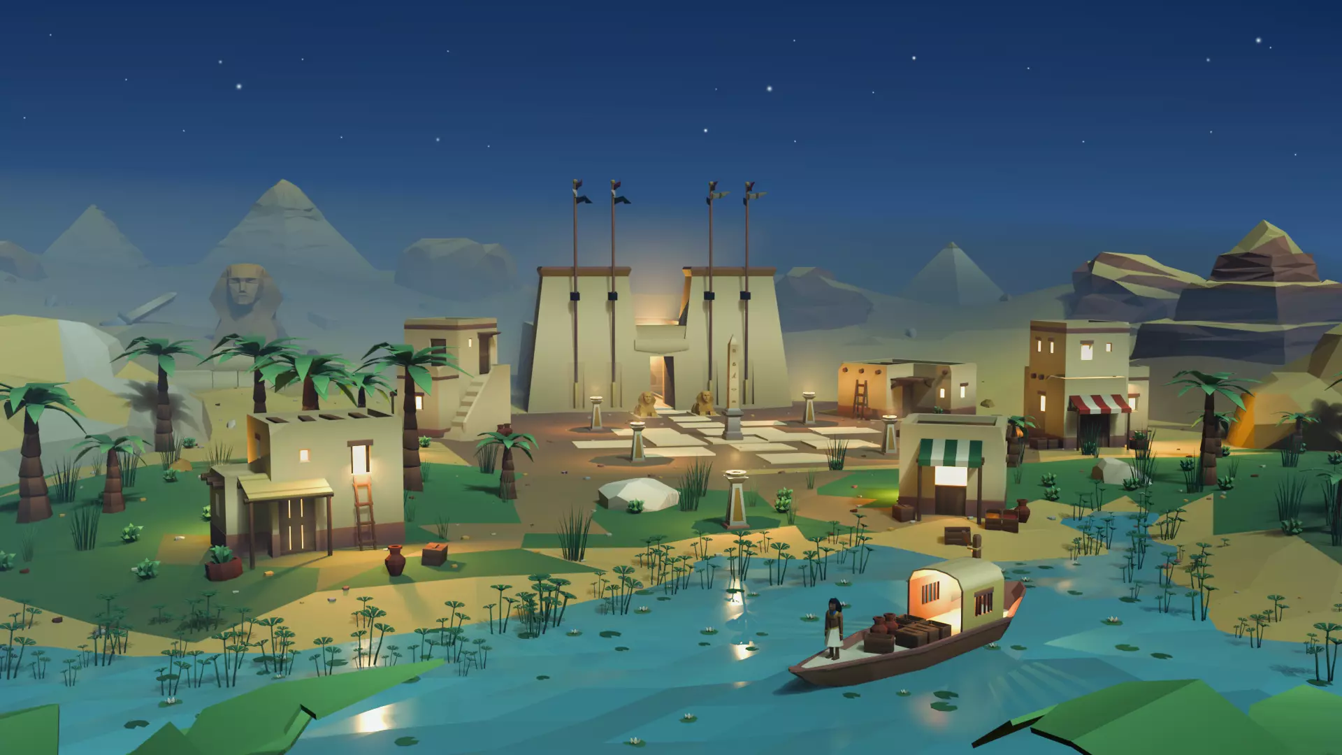 Low Poly Ancient Egypt Environment Pack Low-poly 3D model_25
