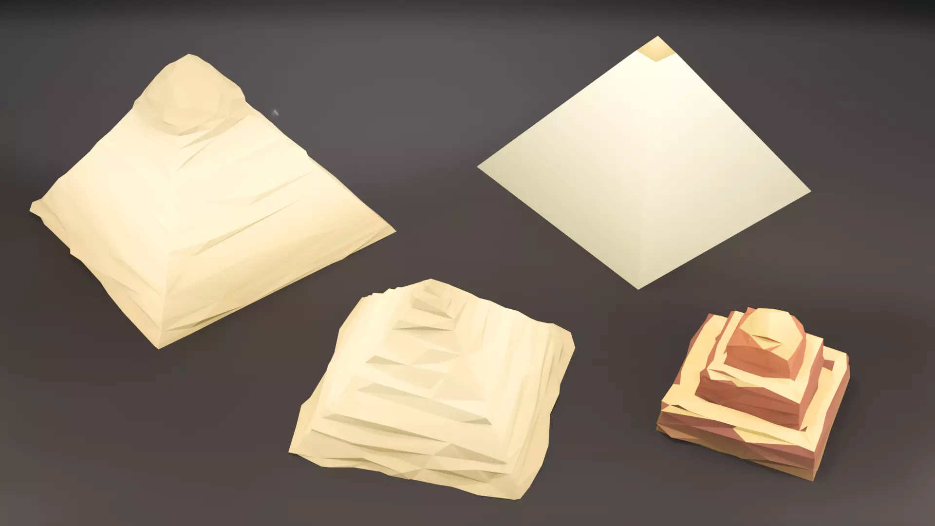 Low Poly Ancient Egypt Environment Pack Low-poly 3D model_14