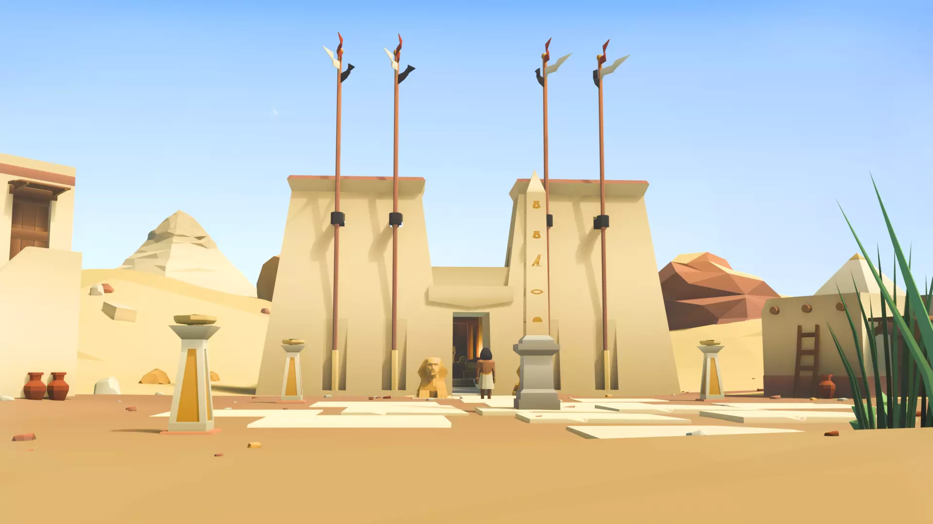 Low Poly Ancient Egypt Environment Pack Low-poly 3D model_2