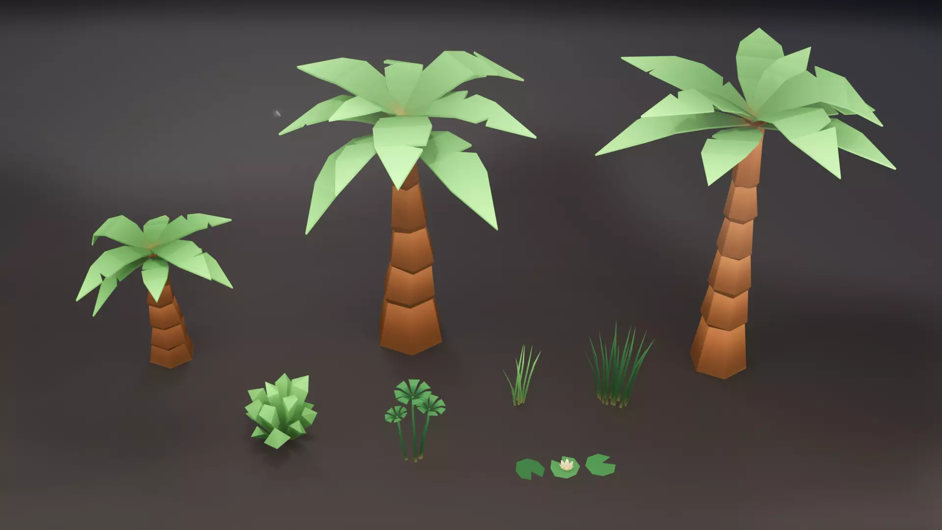 Low Poly Ancient Egypt Environment Pack Low-poly 3D model_11