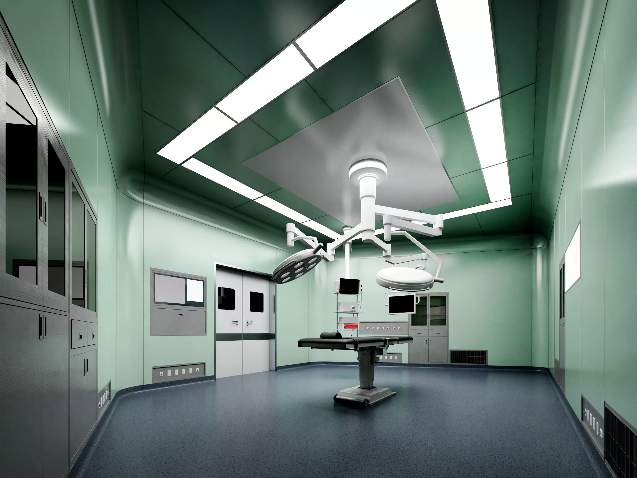 operating room Low-poly 3D model