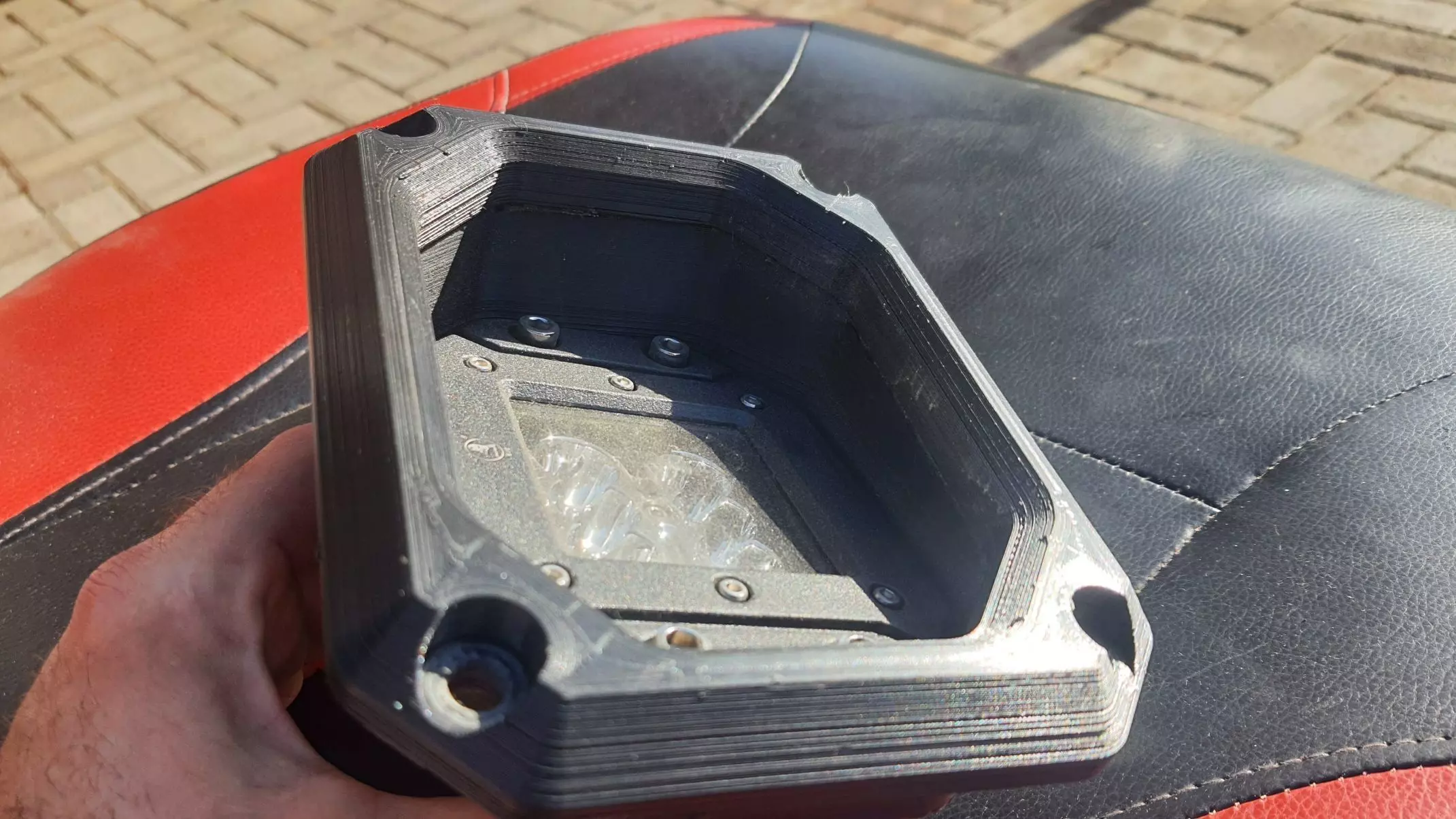 LED Fog light Bumper Housing for 4x4 Offroad vehicles 3D print model_6