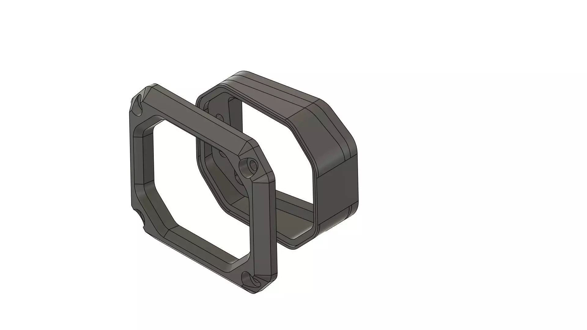 LED Fog light Bumper Housing for 4x4 Offroad vehicles 3D print model_14