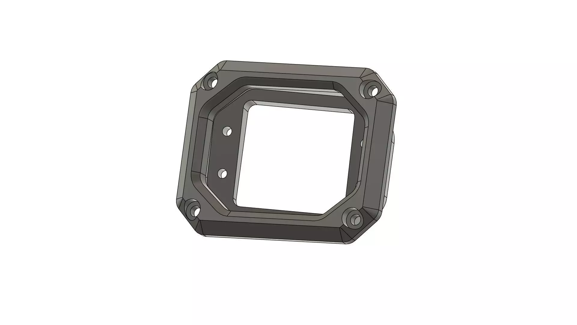 LED Fog light Bumper Housing for 4x4 Offroad vehicles 3D print model_12