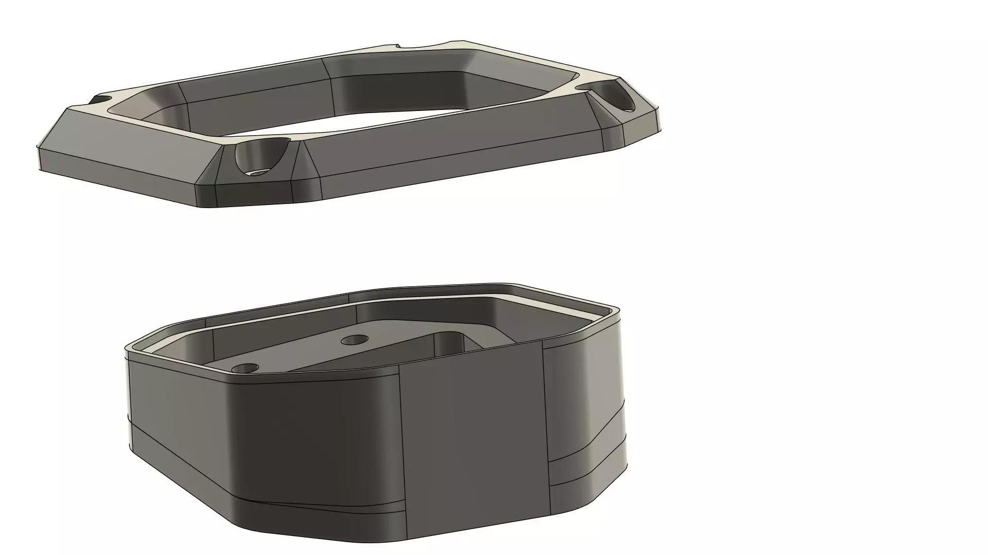 LED Fog light Bumper Housing for 4x4 Offroad vehicles 3D print model_16