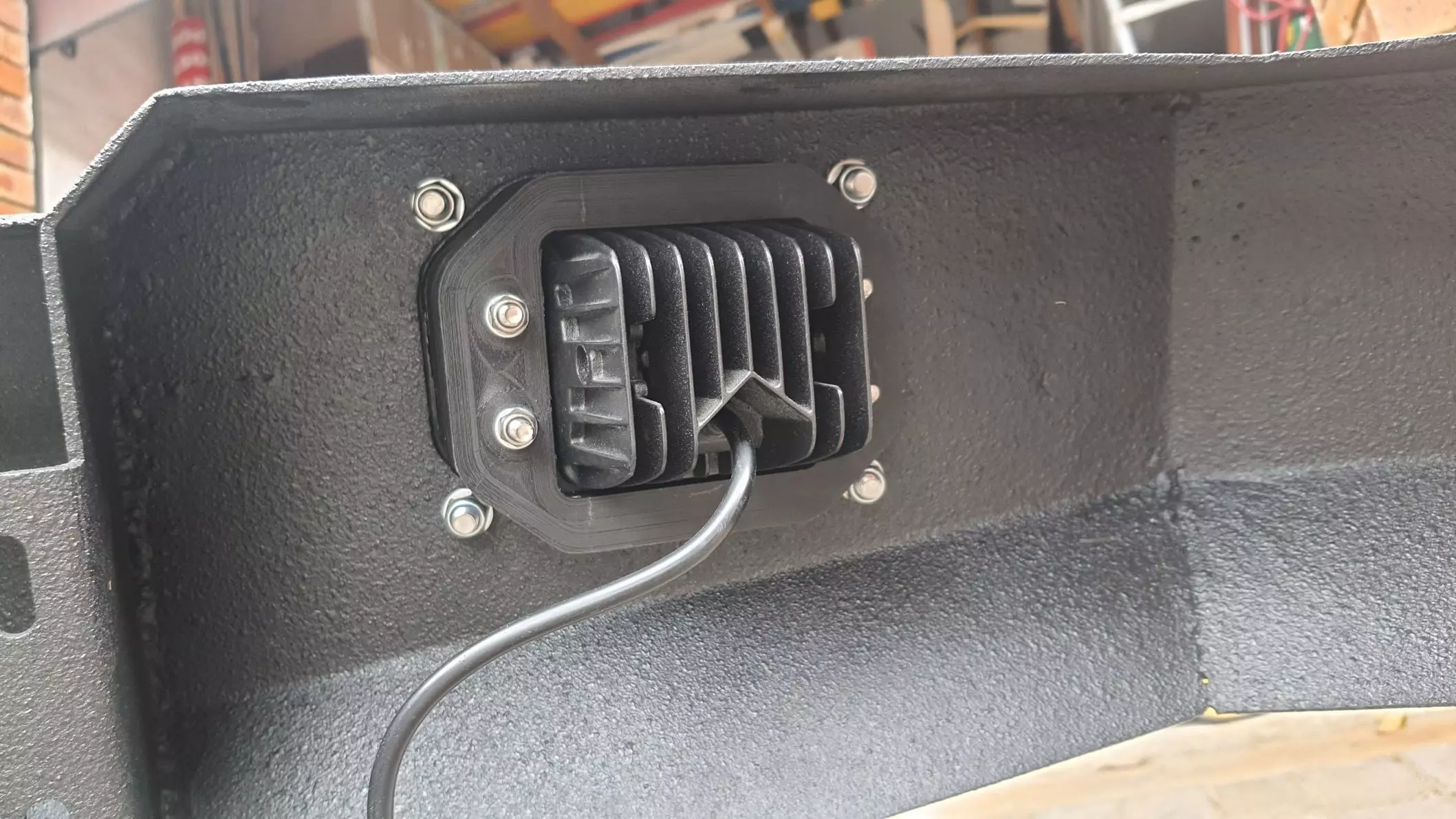 LED Fog light Bumper Housing for 4x4 Offroad vehicles 3D print model_11