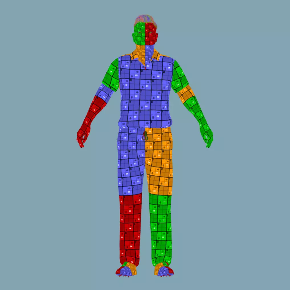 A-Pose Rigged Rohit Sharma 2025 3D model_7