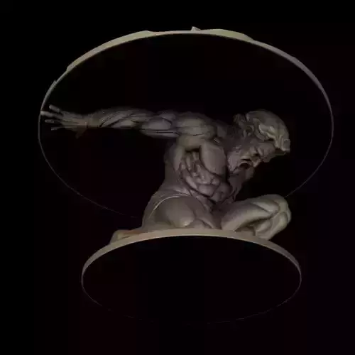 Atlas World Bearer - Versatile Support sculpture 3D print model