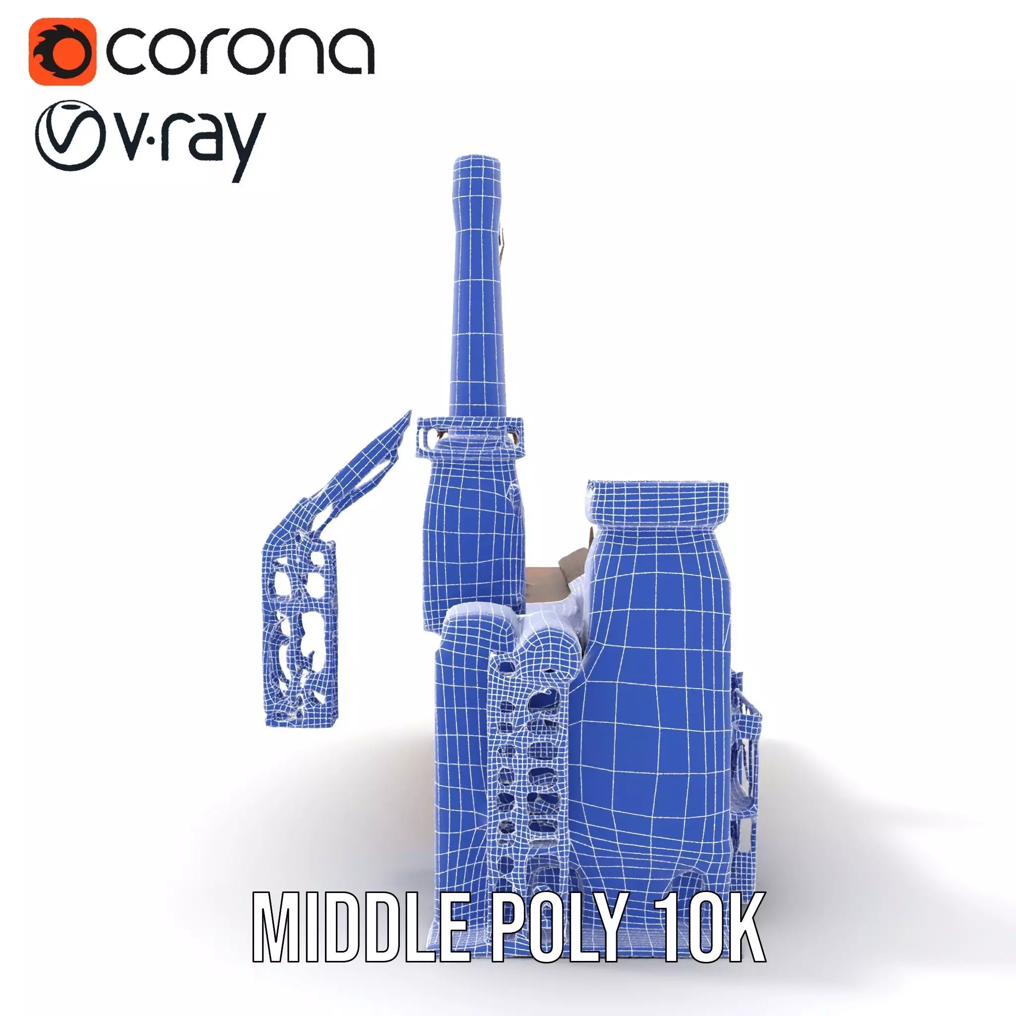 Historic Brick Factory model pack Low-poly 3D model_17