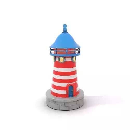 Striped Lighthouse model pack