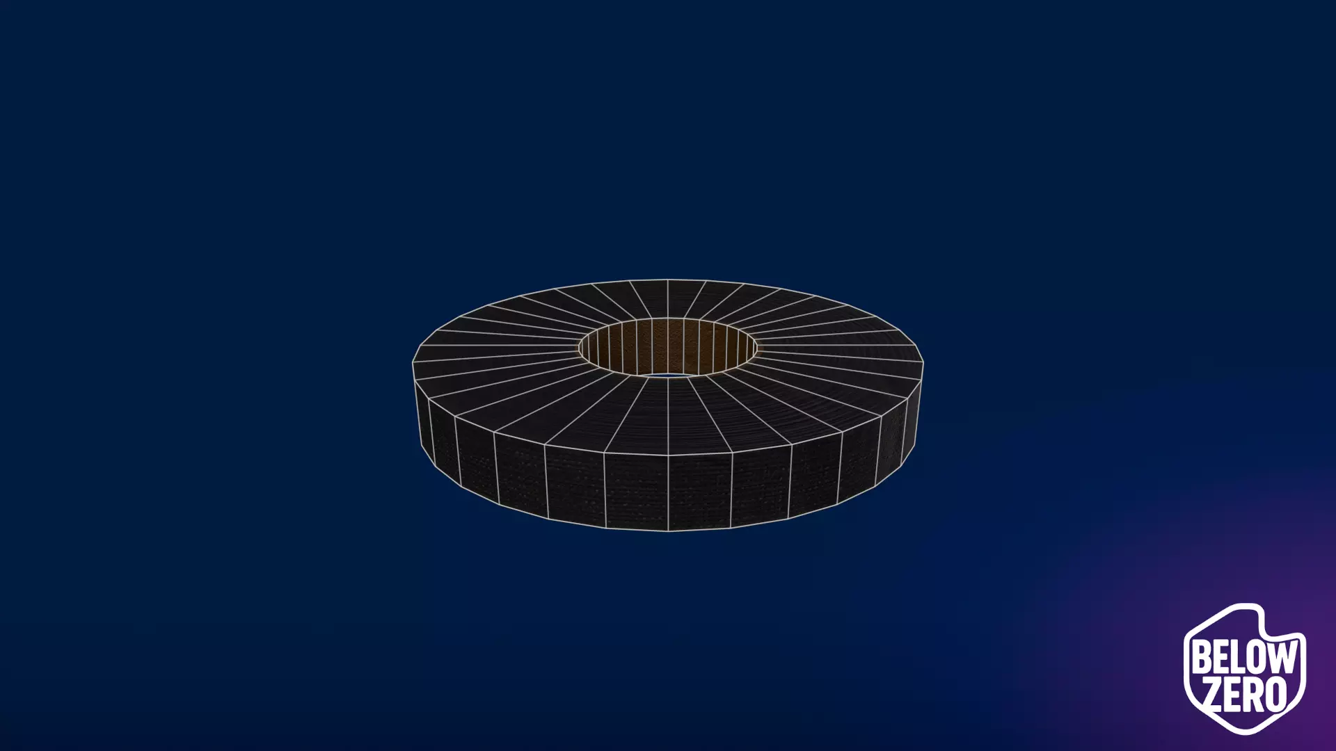 Soviet Cloth Tape Roll Low-poly 3D model_4