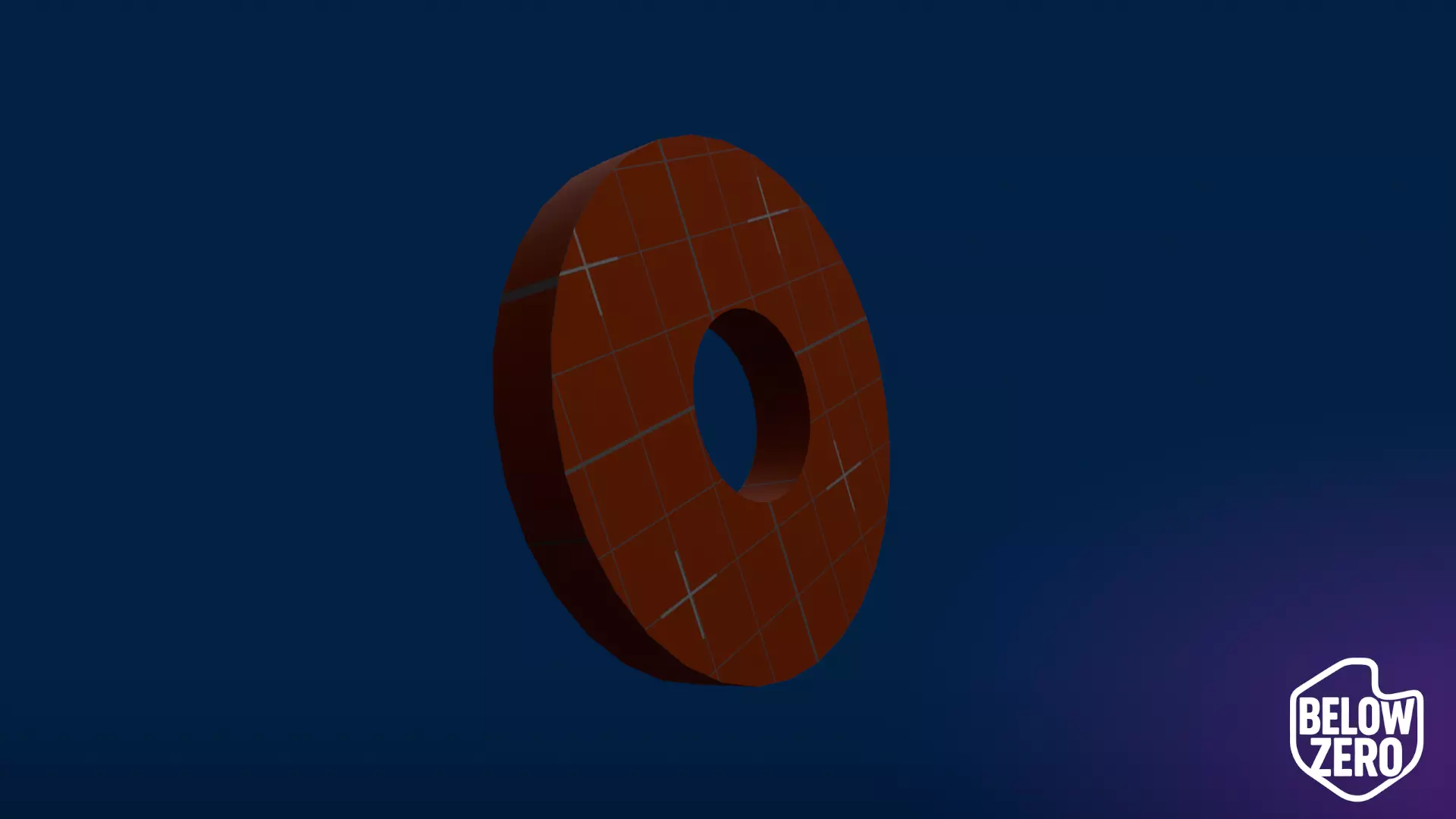 Soviet Cloth Tape Roll Low-poly 3D model_6