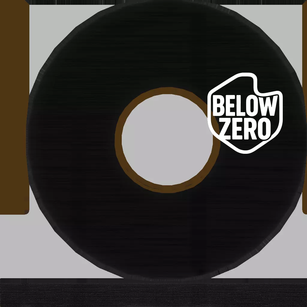 Soviet Cloth Tape Roll Low-poly 3D model_9