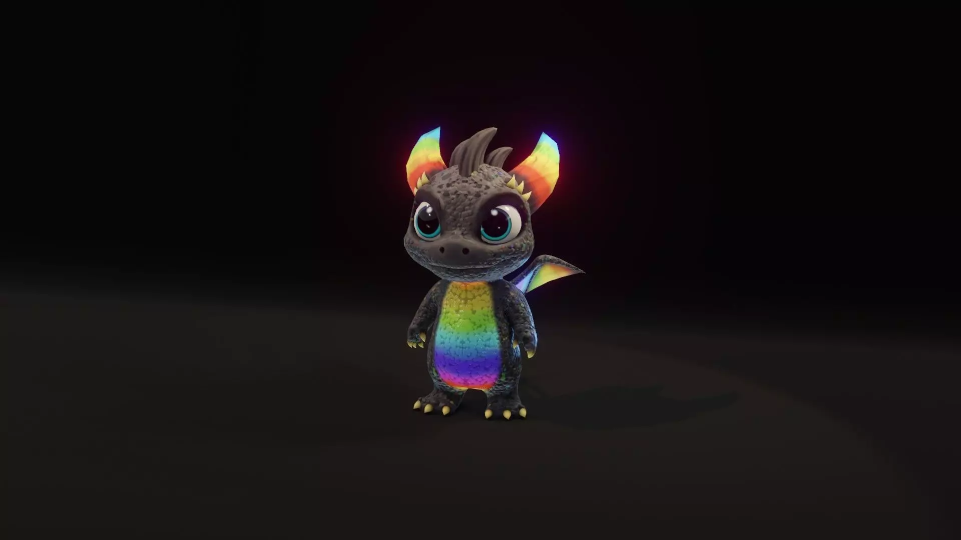 Animated Baby Dragons 3D Model with Audio and SFX 3D Model Collection_66