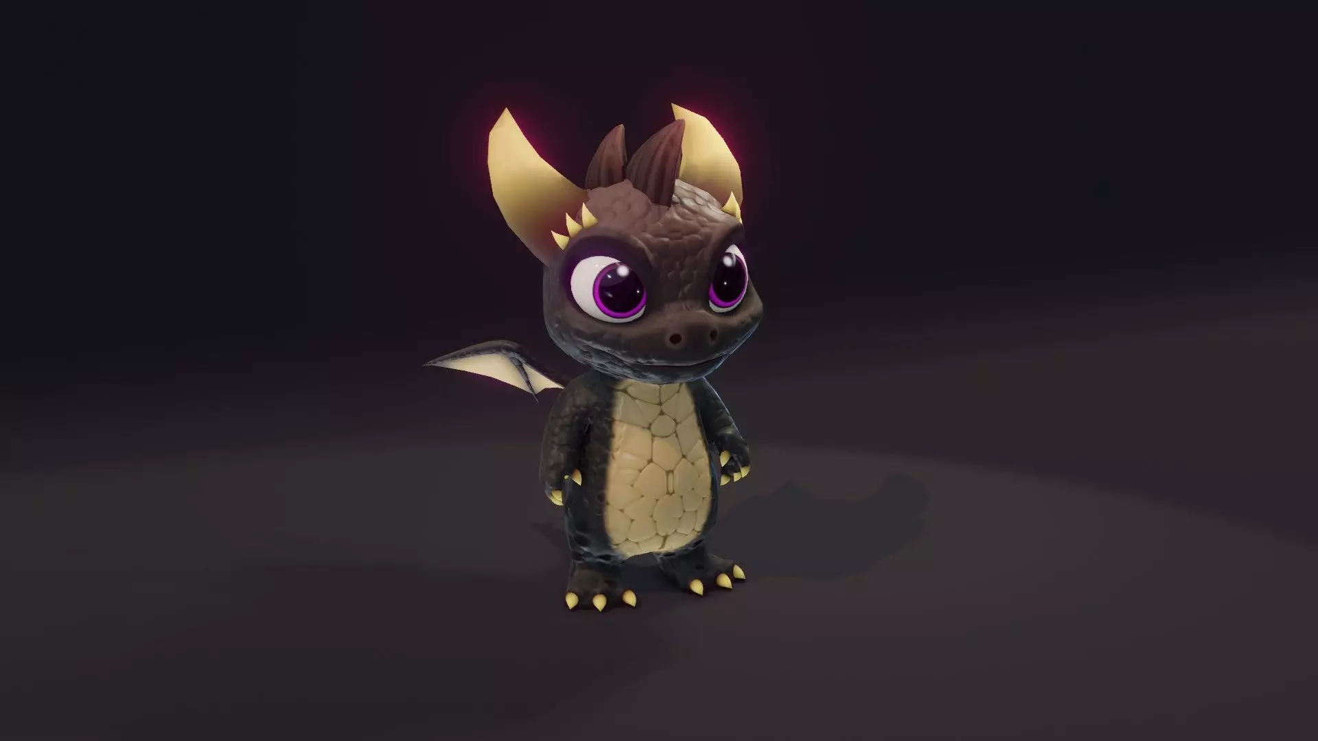 Animated Baby Dragons 3D Model with Audio and SFX 3D Model Collection_67