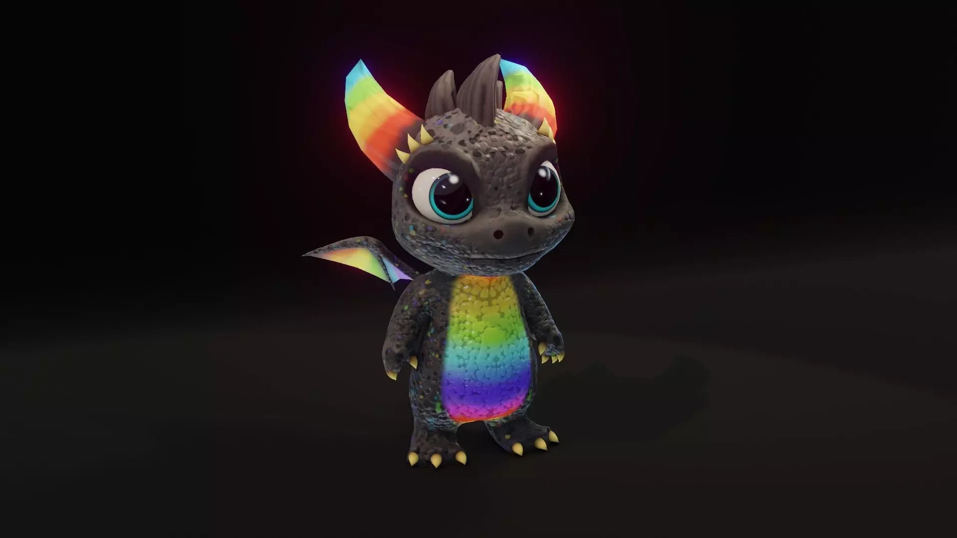 Animated Baby Dragons 3D Model with Audio and SFX 3D Model Collection_65