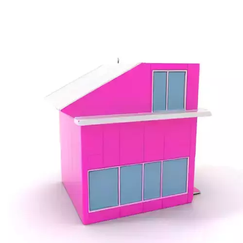 Vibrant Pink House model pack