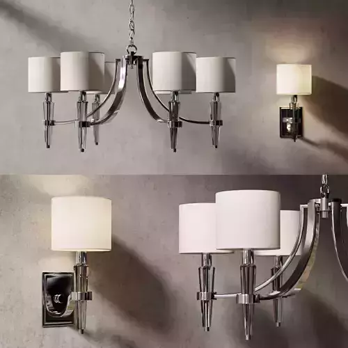 John Richard Crystal Cone Six-Light Chandelier AJC-8920