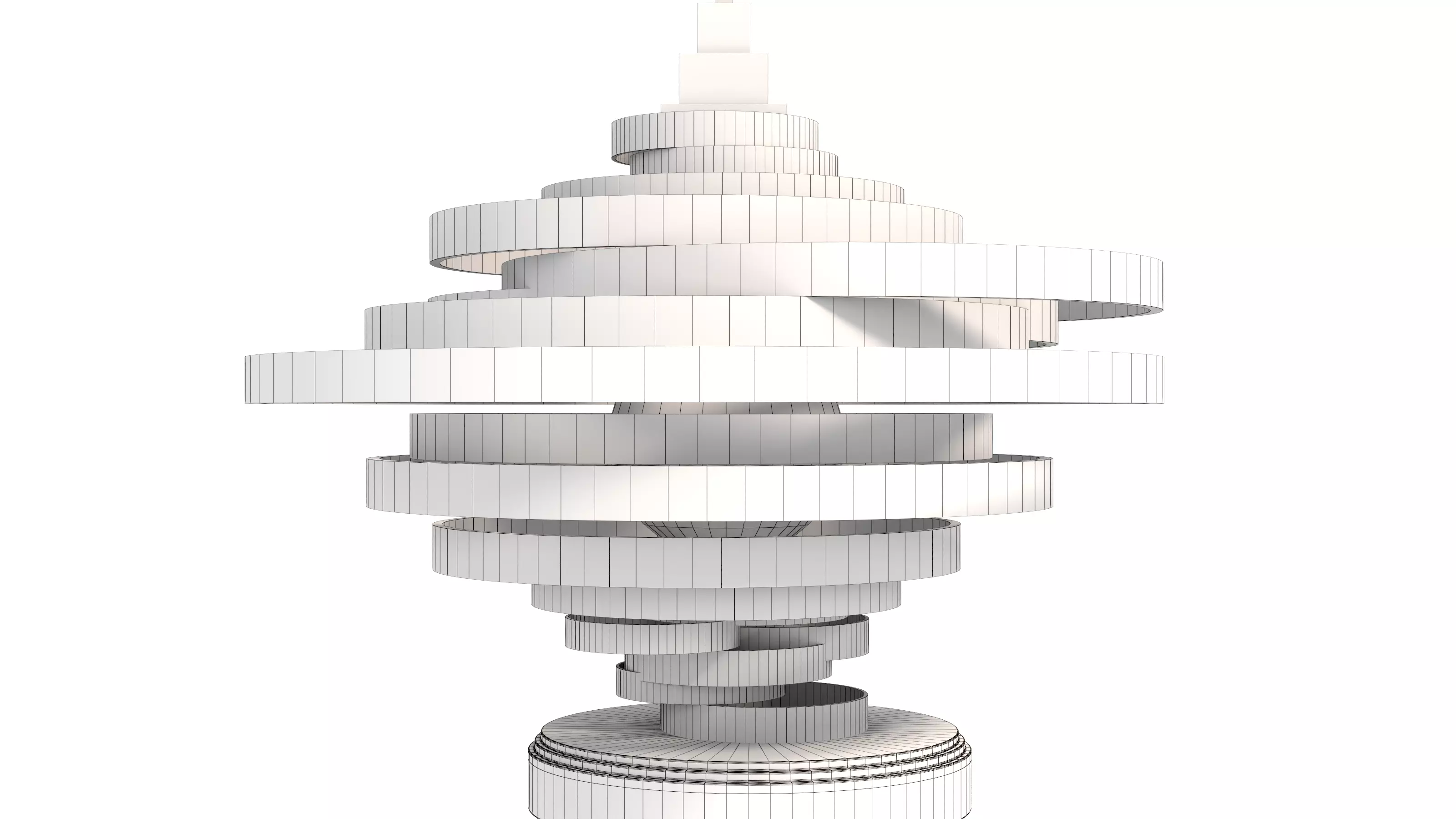 Abstract sculpture 3D model_15