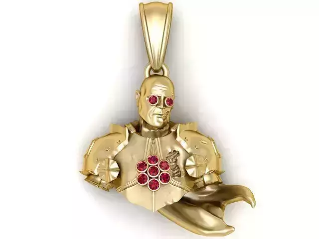 Marvel Comics Pendant 3D Printable Model