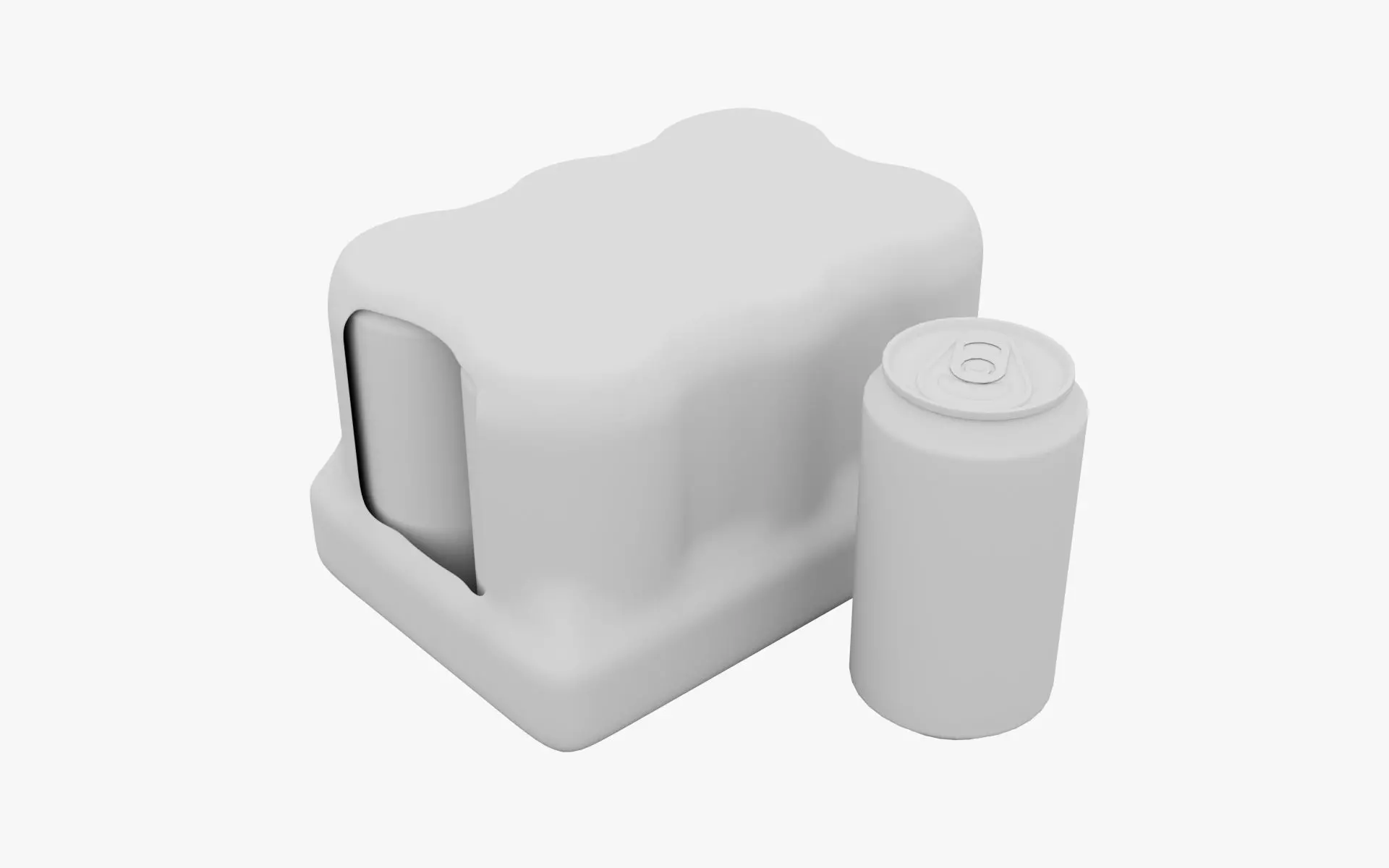 Grape Soda Can Pack of 6 3D model_9