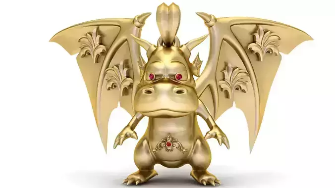  Baby Dragon Pendant 3D Printable  MODEL