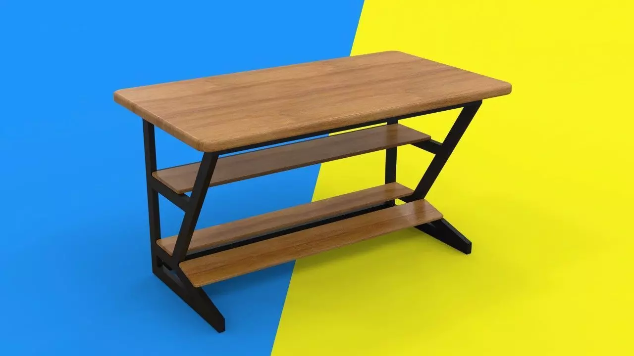 Agronomic Desk DIY project with drawings  3D print model_7