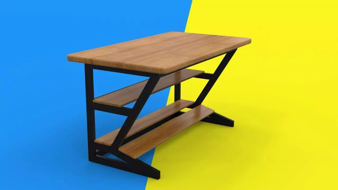 Agronomic Desk DIY project with drawings  3D print model_8