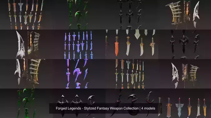 Forged Legends - Stylized Fantasy Weapon Collection