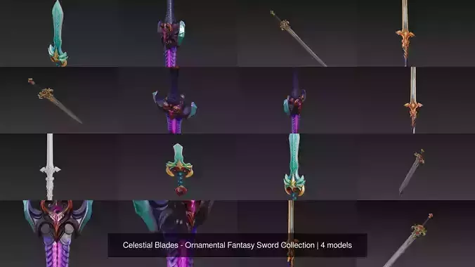 Celestial Blades - Ornamental Fantasy Sword Collection 