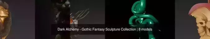 Dark Alchemy - Gothic Fantasy Sculpture Collection 