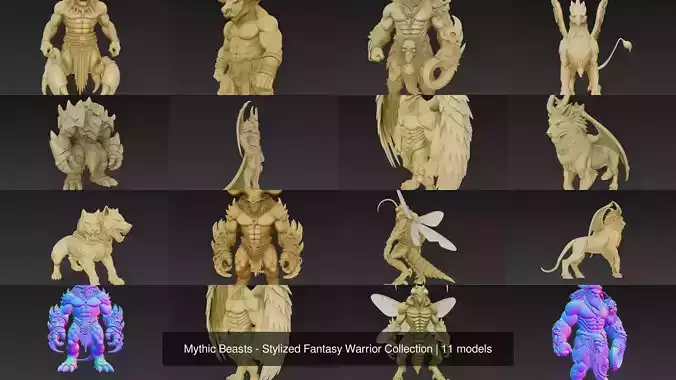 Mythic Beasts - Stylized Fantasy Warrior Collection 