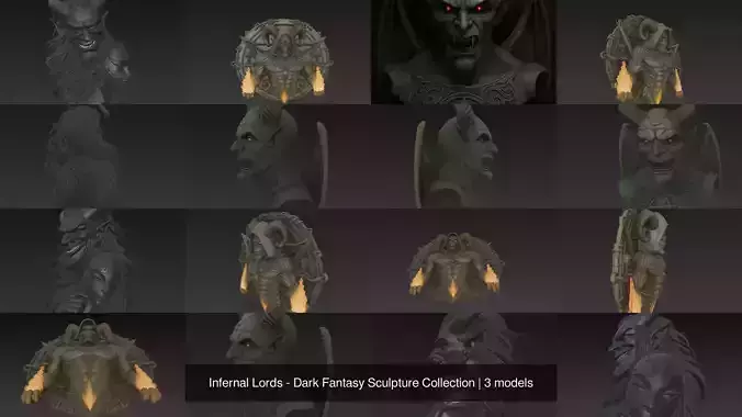 Infernal Lords - Dark Fantasy Sculpture Collection