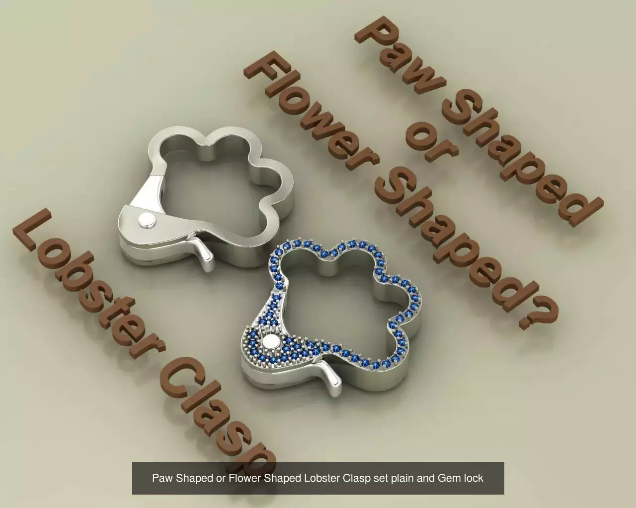 Unique Artistic Jewelry Clasps Collection 8 Customized Lock _8